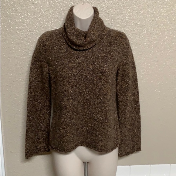 Express Brown Cowl Neck Sweater - Picture 1 of 4